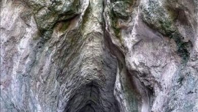 Photo of A Unique Bulgarian Cave Representing A Goddess Private Parts