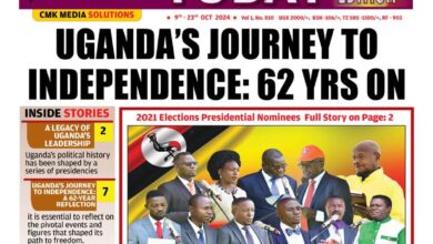 Photo of Uganda Today Newspaper’s Special Edition Marking 62nd Independence Anniversary