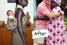 Photo of Frenchman Reunites with Childhood Nanny in West Africa After 38 Years, Gifts Her 10 Million Francs and Monthly Salary