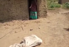 Photo of Watch Video Savage Act: Woman Ties Child in Sack, Community Intervenes