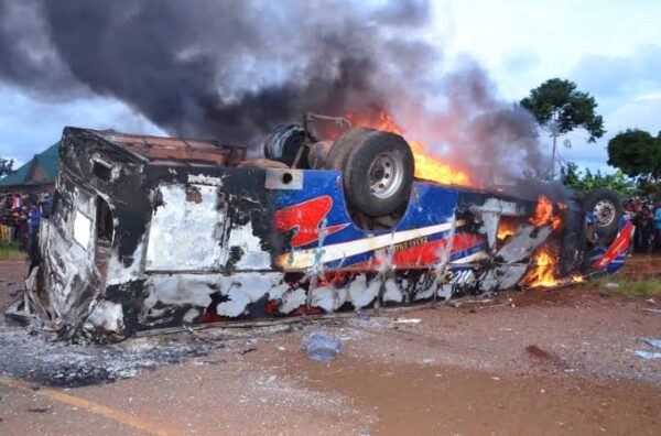 Tragedy on the Road: Three Dead in Fiery YY Bus Crash in Buikwe ...