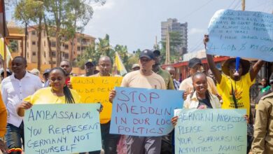 Photo of PLU Protest at German Embassy Sparks Outrage Across Uganda