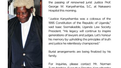 Photo of Tribute to the Late Prof. George Wilson Kanyeihamba (1939–2025)