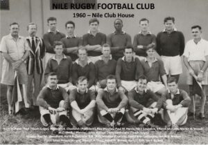 Former Ugandan President Idi Amin, the only black man in this photo.