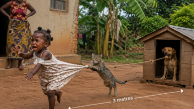 Photo of Child Abuse Outrage Toddler Tethered to Dog Kennel in Disturbing Incident