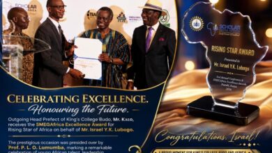 Photo of Israel Lubogo Honoured With SMEGAfrica Rising Star Award In Nairobi
