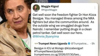Photo of Maggie Kigozi Remembers Besigye’s Role in NRA Struggle, Hails Him as a “Freedom Fighter”